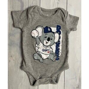 MLB Los Angeles LA Dodgers Baseball Baby Onesie Bodysuit Outfit, Size 0-3 months